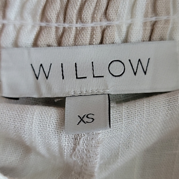 Willow Johnny Striped High Tie-Waist Linen Shorts - Picture 15 of 16